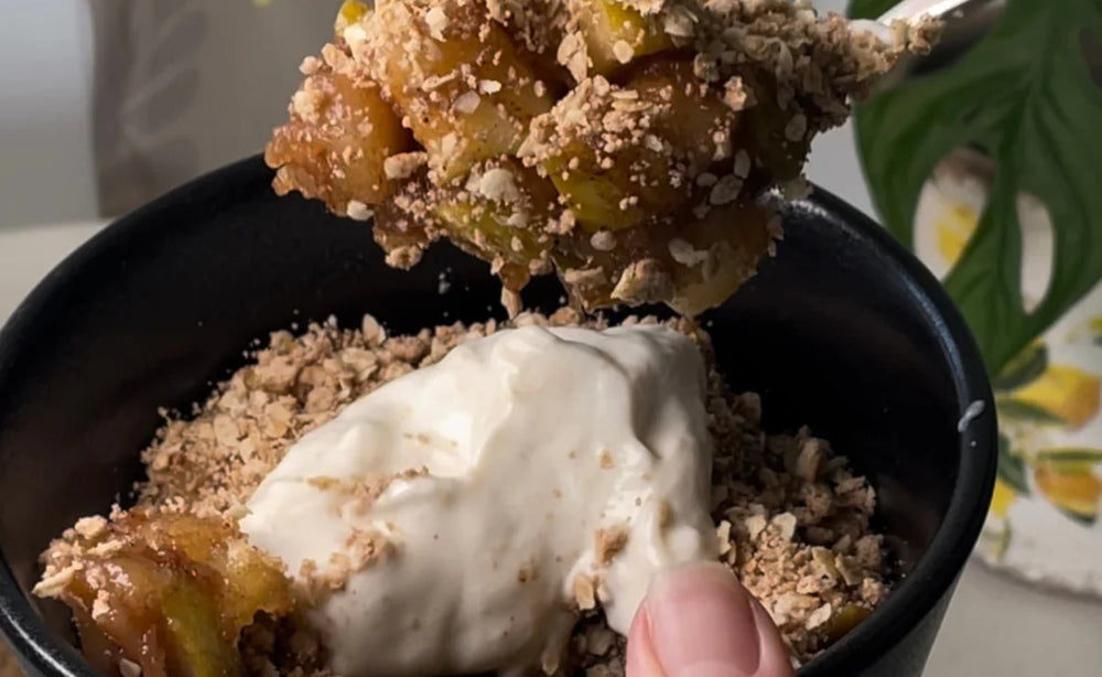 Protein Apple Crumble 🍏