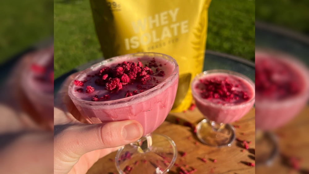 Healthy High Protein Panna Cotta - 46.4g Protein 🍮💪