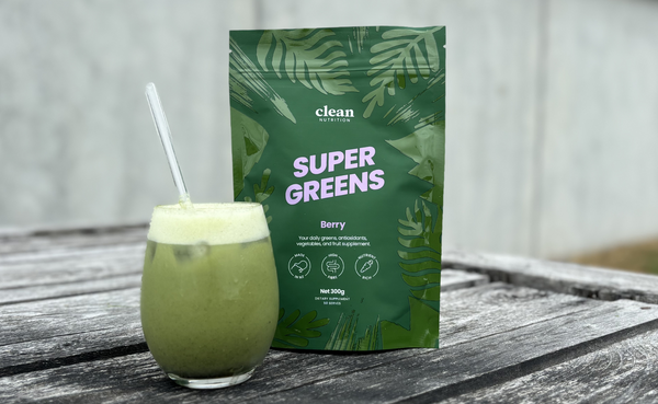 Smooth Iced Matcha with Super Greens