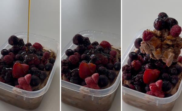 High-Protein Chocolate Overnight Oats 🍫🥣