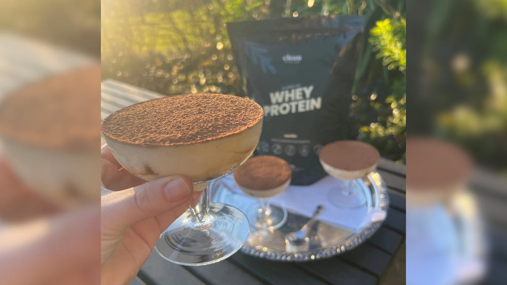 Healthy High-Protein Tiramisu - 33.6g Protein ☕️💪