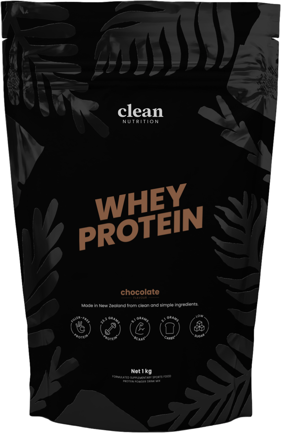Clean Nutrition Whey Protein 1kg Chocolate