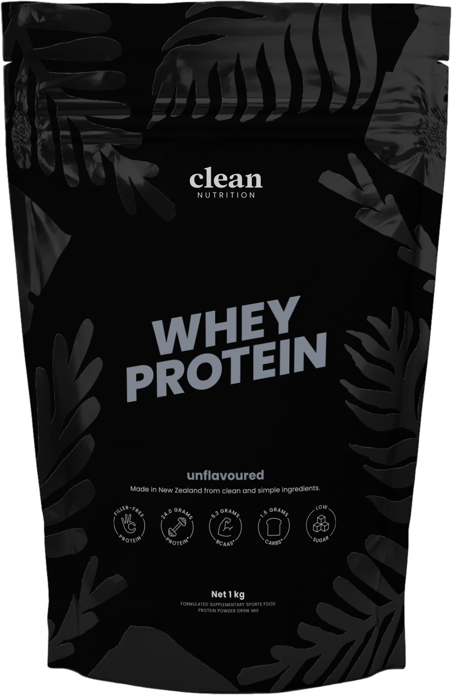 Clean Nutrition Whey Protein 1kg Unflavoured